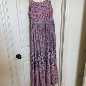 Knox Rose Pink and Green Floral Dress